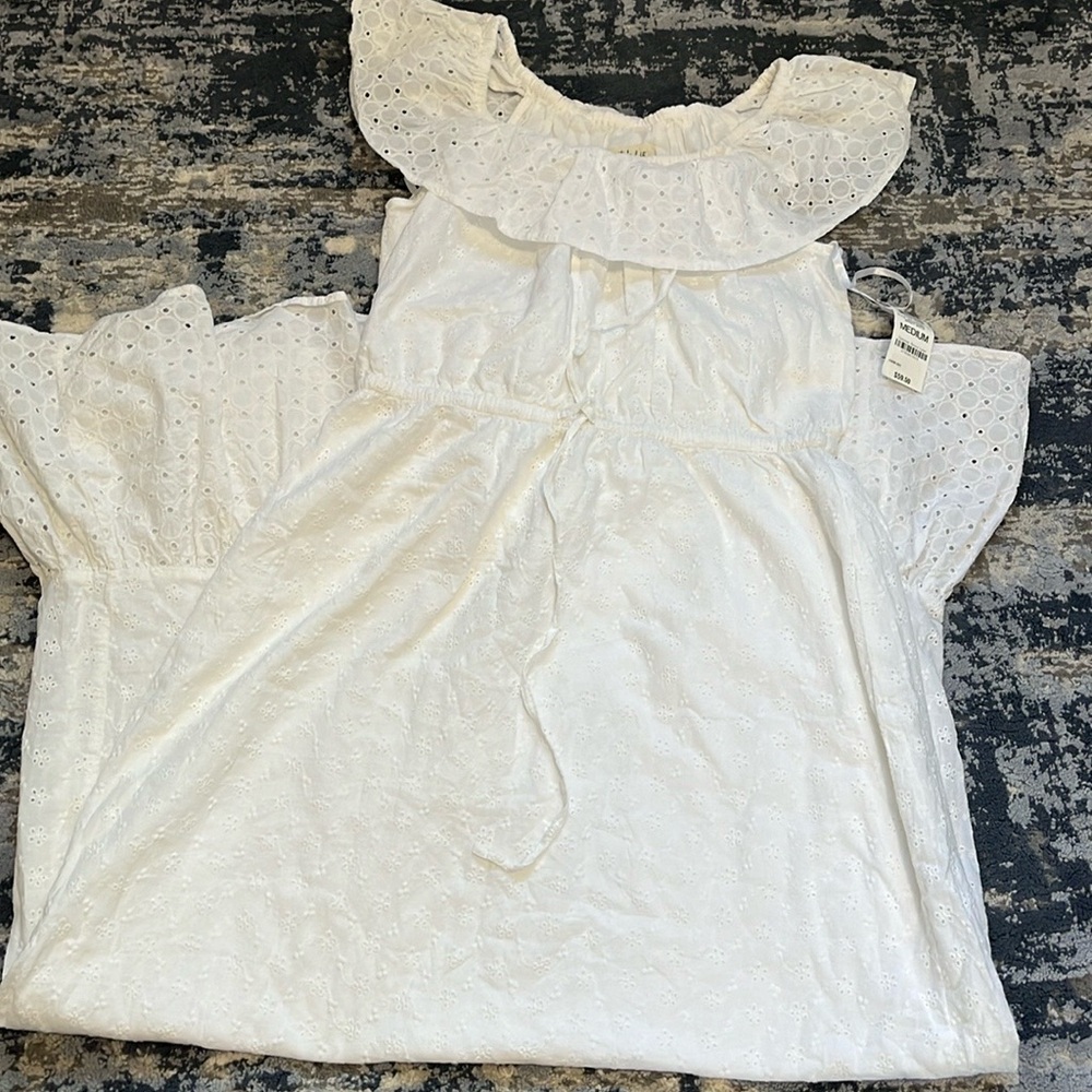 NWT Long White Dress